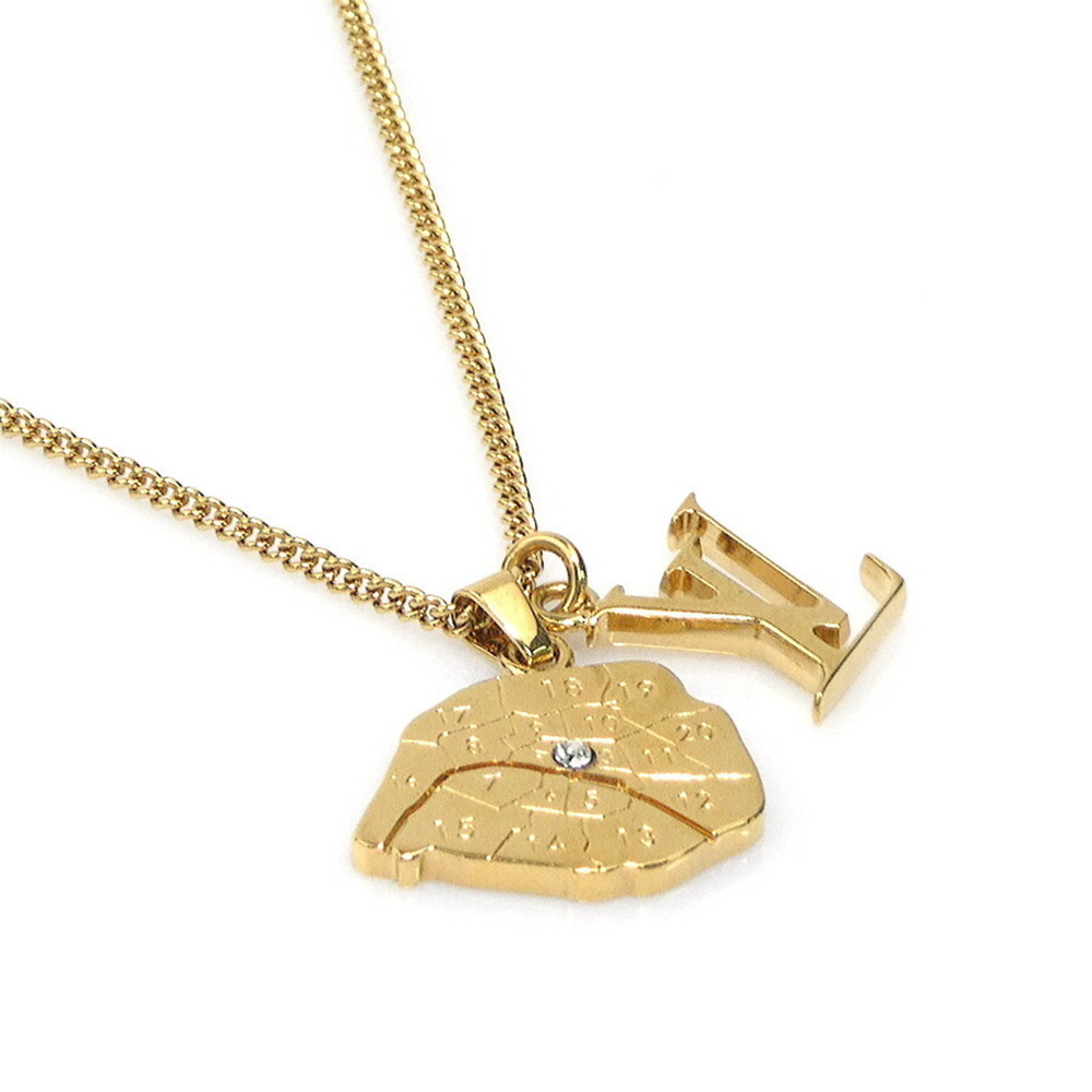 LOUIS VUITTON Gold Necklace - Picture 2 of 5